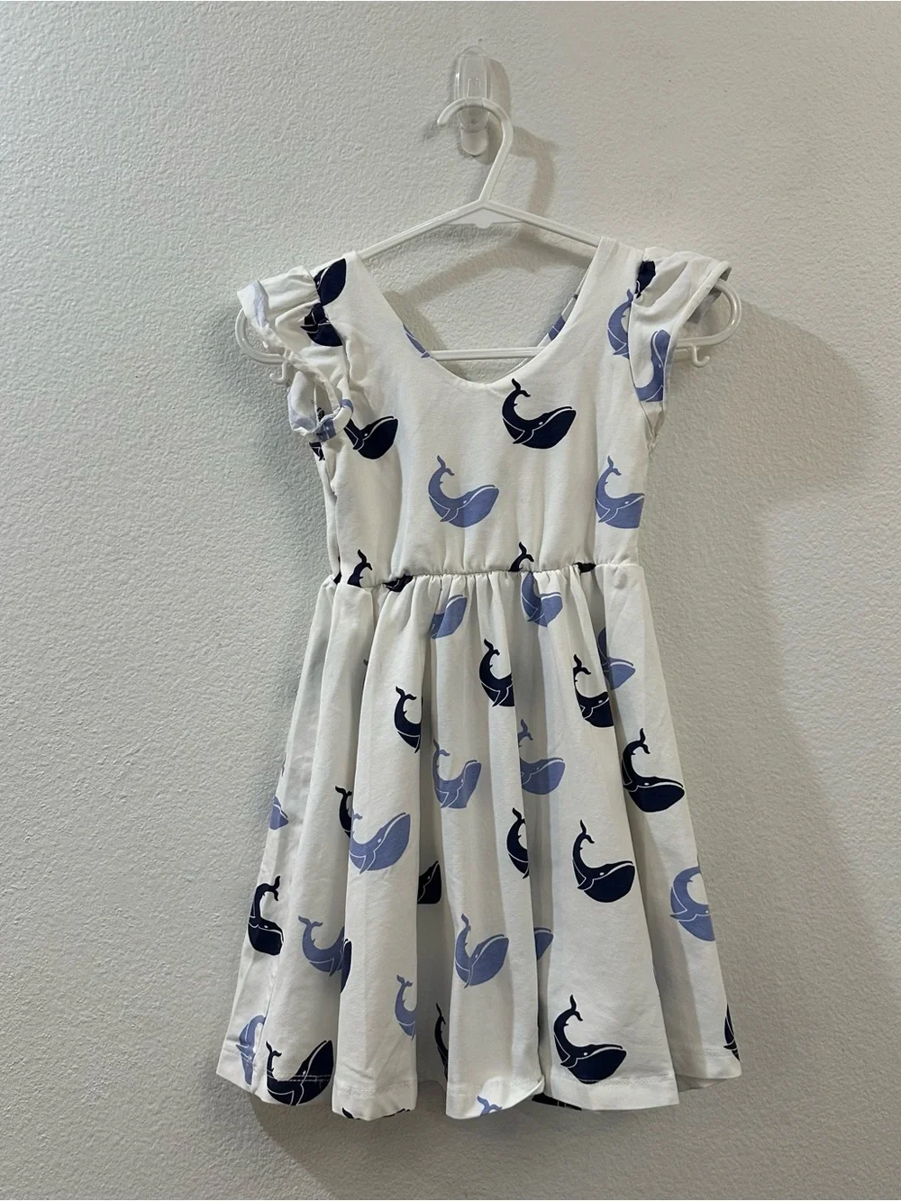 Monica + Andy Flutter Sleeve Whale Dress Size 5